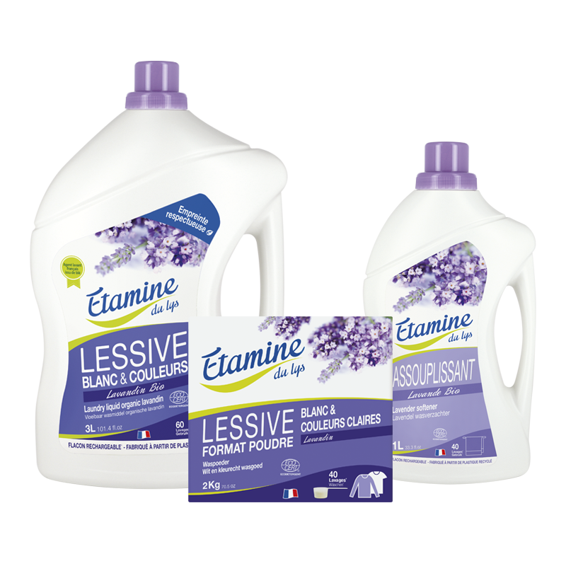 Lessive Liquide Blanc & Couleurs 5L Etamine du Lys